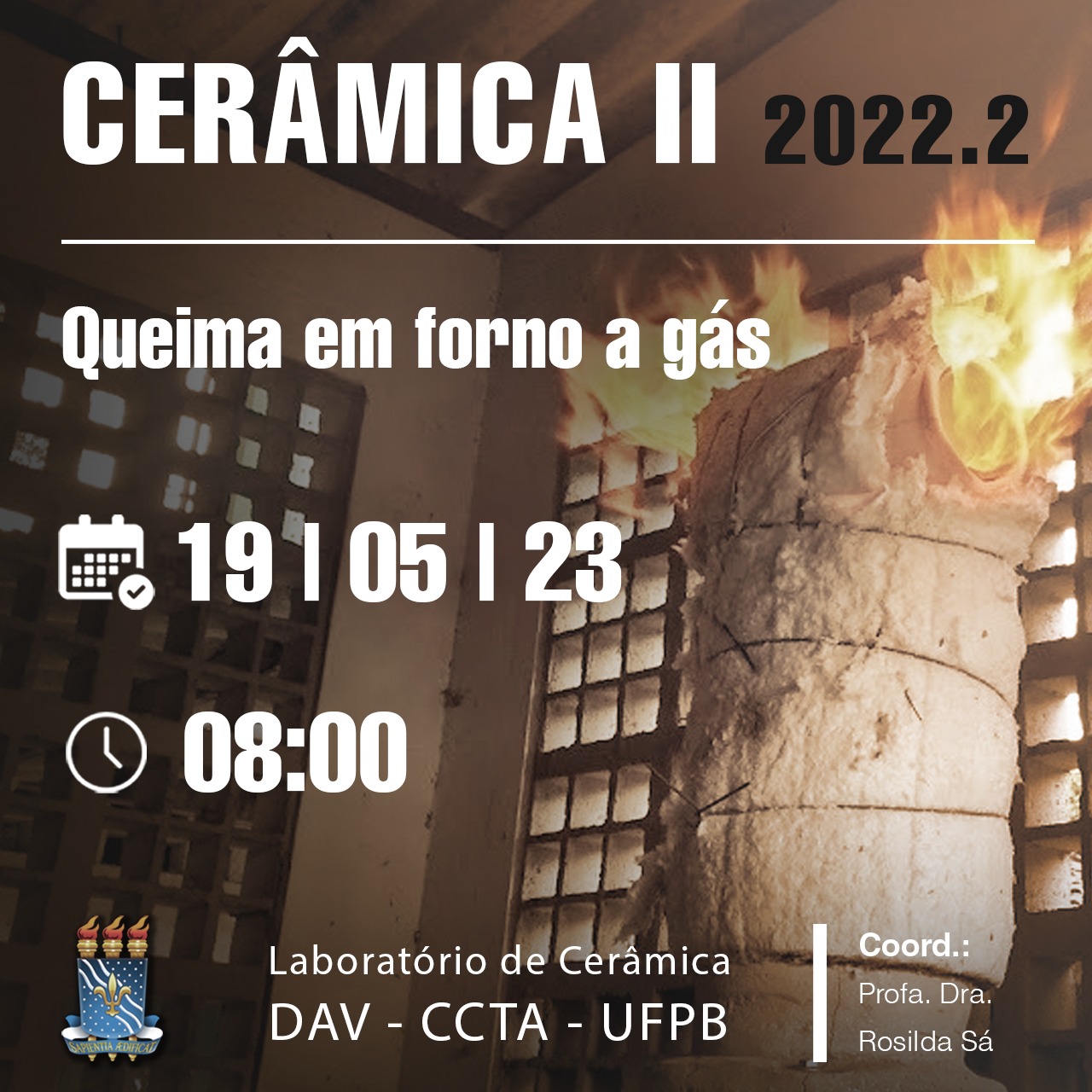 Queima em forno a gás 2022.2