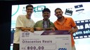 André, Luiz e Ricardo recebendo a premiação da ABTU