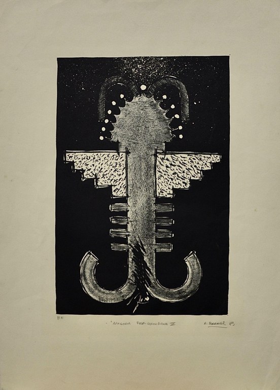 Alfonso Bernal, Alegoria Pré-Colombiana III. Alfonso Bernal, Alegoria Pré-Colombiana III.