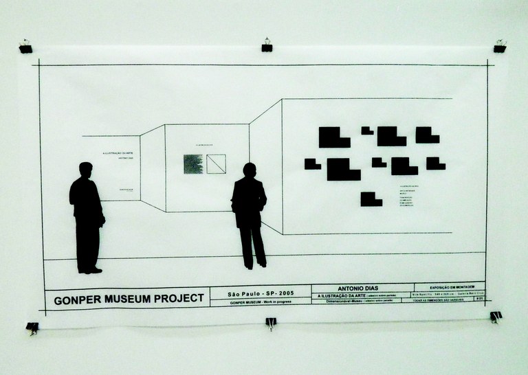 Gonper Museum - Antonio Dias: A ilustração da arte (Project), 2005. Gonper Museum - Antonio Dias: A ilustração da arte (Project), 2005.