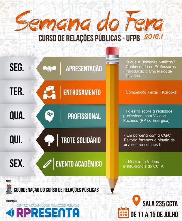 O CARP promove Semana do Fera 2016.1