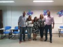Professores do curso durante a recepção dos ferxs.
